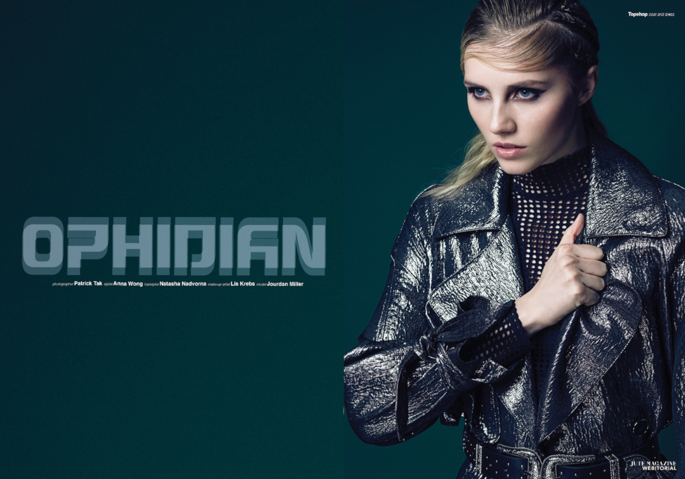 Anna Wong Stylist editorial Jute magazine Jourdan comme de garcon sweater Marques Almeida skirt