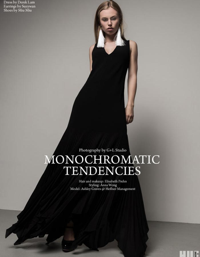 Anna Wong Stylist.Monochromatic Tendencies for Huf magazine