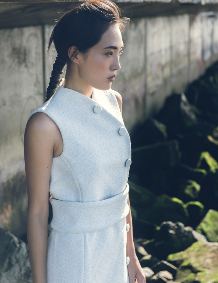 Anna Wong Stylist. Endless editorial. Lucys Magazine. Pronza Schouler vest. 