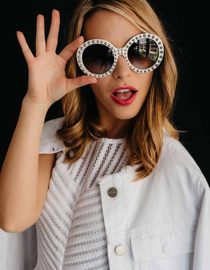 Anna Wong Stylist Prada sunglasses