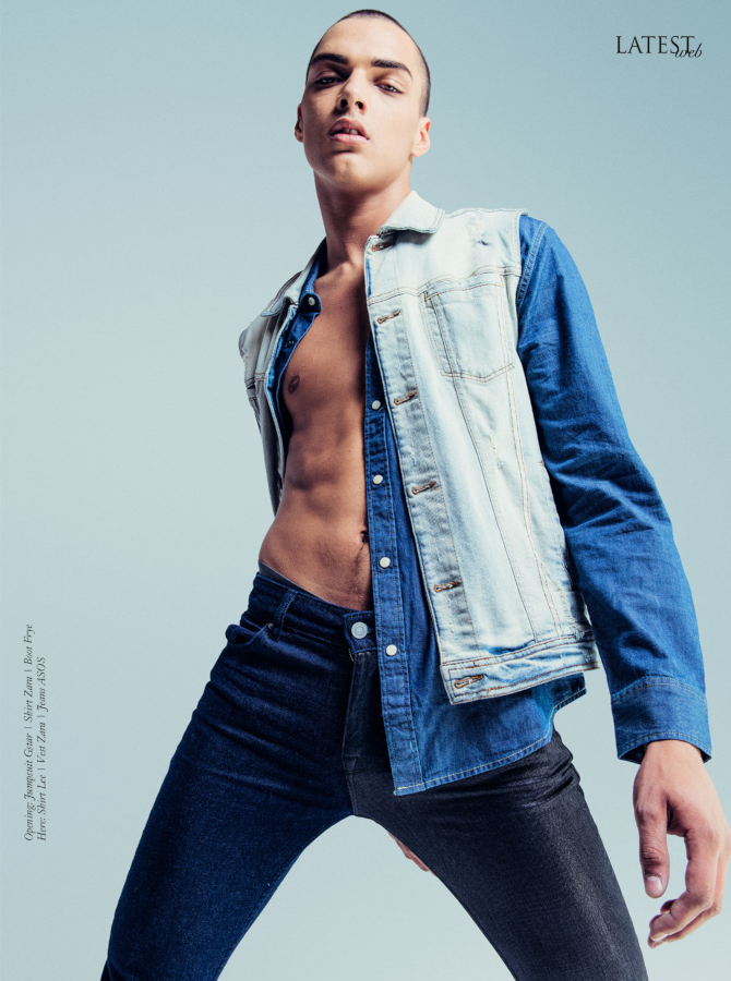 Anna Wong stylist. Latest Magazine Denim Daze Angel Cielos,Seattle wardrobe stylist,Seattle commercial stylist,editorial stylist seattle,seattle mens wardrobe stylist.